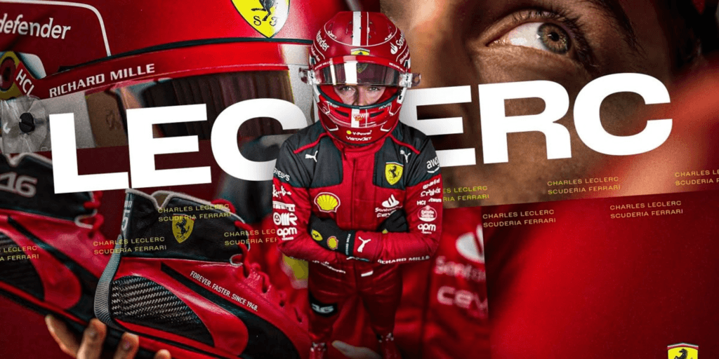 Tay đua Charles Leclerc nổi bật trong làng Formula 1 với phong cách thi đấu tốc độ, bản lĩnh và cuốn hút, là hình ảnh quen thuộc với người hâm mộ F1.
