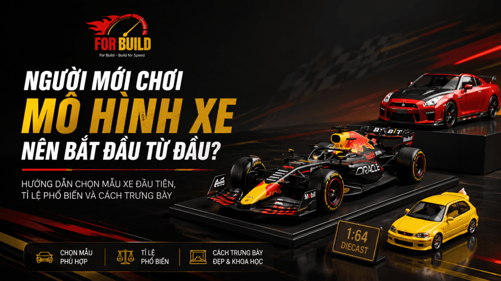 Người mới chơi mô hình xe nên bắt đầu từ đâu cùng For Build