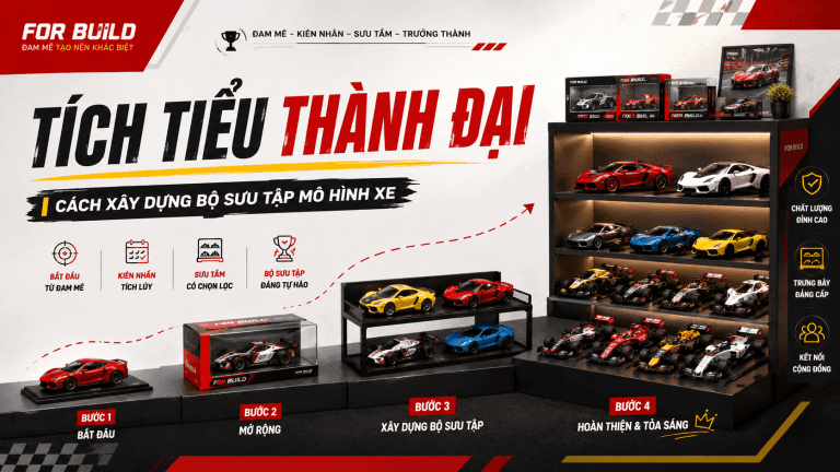 Tích tiểu thành đại – cách xây dựng bộ sưu tập mô hình xe đẹp và có định hướng