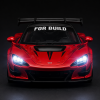 Mô hình xe đua For Build Speed Light 1:64 màu đỏ