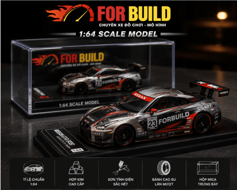 Mô hình xe 1:64 For Build dành cho người yêu thích xe diecast và sưu tầm mô hình xe