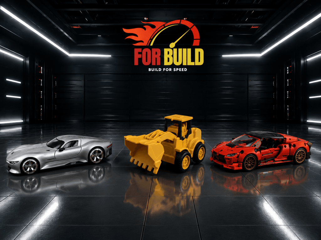 Thương hiệu For Build – cửa hàng chuyên xe mô hình, mô hình F1, xe 1:64 và mô hình nhân vật.