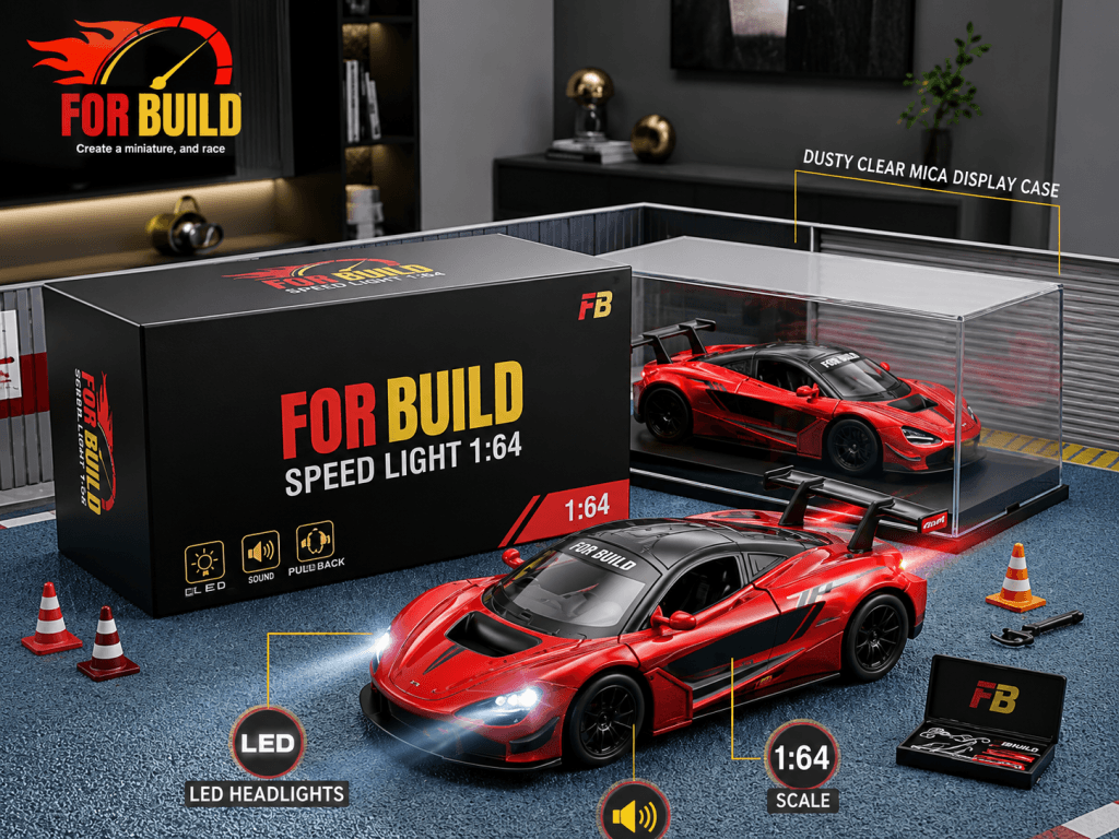 Thương hiệu For Build – cửa hàng chuyên xe mô hình, mô hình F1, xe 1:64 và mô hình nhân vật.