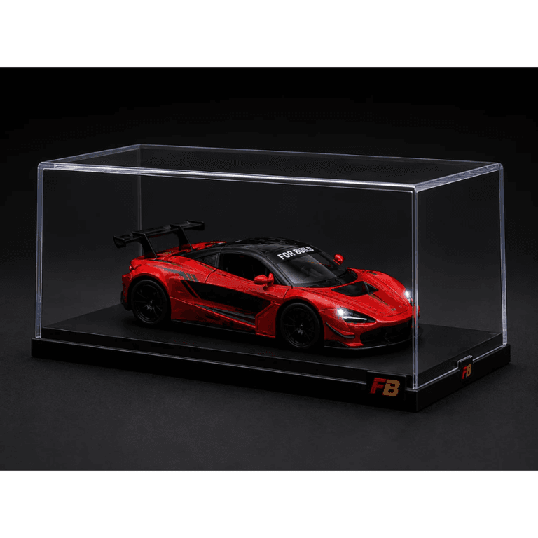 Mô hình xe đua For Build Speed Light 1:64 màu đỏ